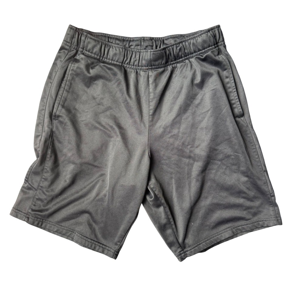 Tek Gear Athletic Shorts Mens S Black Elastic Waist Pockets Performance Gym